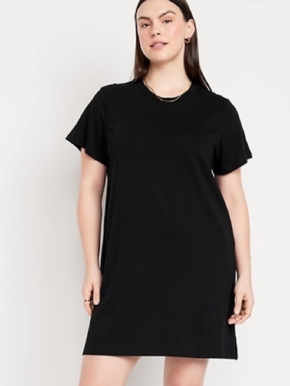 NWT Old Navy XXL Black Crew-Neck Tee Dress